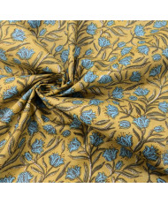 copy of Voile de coton indien "Taj-Mahal" Indigo