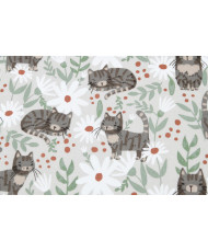 Tissu cretonne OMALLEY 100% coton