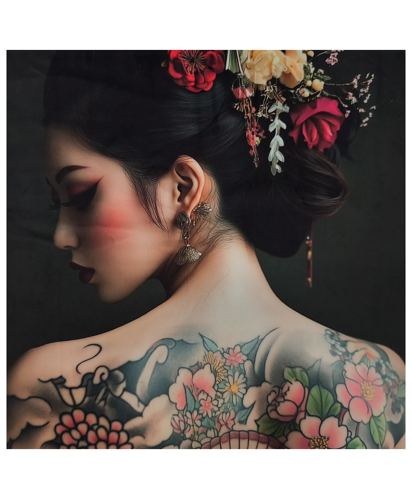 Carré velours imprimé - Saki