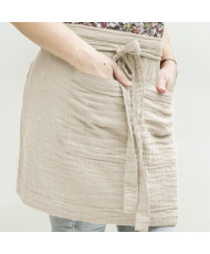 Tablier 45x80 cm Gaze de coton Pampa