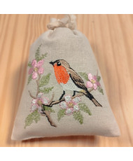 Sachet de lavande brodée «...