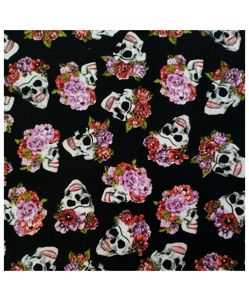 Cretonne-Frida Skull-140 cm