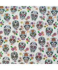Cretonne- Calavera fond...