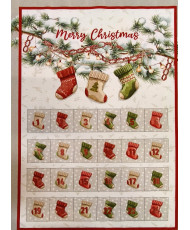 Calendrier de l'avent- Chaussettes de Noël