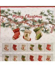 Calendrier de l'avent- Chaussettes de Noël
