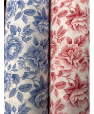 Percale de coton "Cobalt" Rouge