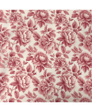 Percale de coton "Cobalt" Rouge