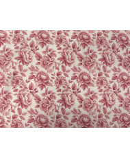 Percale de coton "Cobalt" Rouge