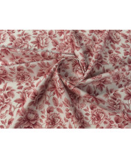 Percale de coton "Cobalt" Rouge