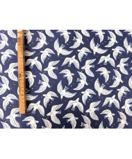 Cotton Cretonne Fabric – Onirique blue
