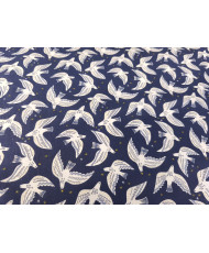 Cotton Cretonne Fabric – Onirique blue