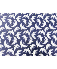 Cotton Cretonne Fabric – Onirique blue
