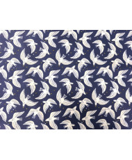Cotton Cretonne Fabric – Onirique blue