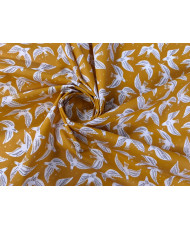 Cotton Cretonne Fabric – Onirique- yellow