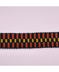 Black and Terracotta Cotton...