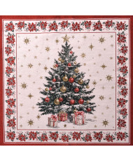copy of Carré jacquard Motifs Noël "Chorale1"