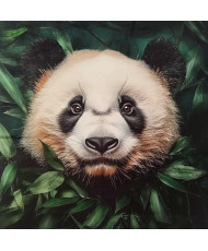 Carré velours imprimé - Panda