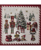 Carré jacquard Motifs Noël...