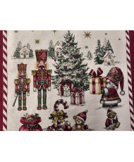 copy of Carré jacquard Motifs Noël "Chorale1"