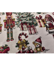 copy of Carré jacquard Motifs Noël "Chorale1"