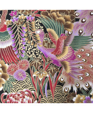 Cretonne imprimée dorée Hoshi