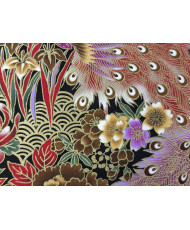 Cretonne imprimée dorée Hoshi