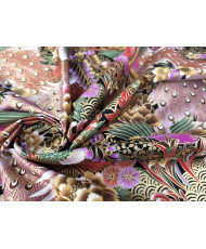 Cretonne imprimée dorée Hoshi