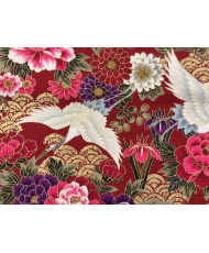 Cretonne imprimée dorée Tanuri