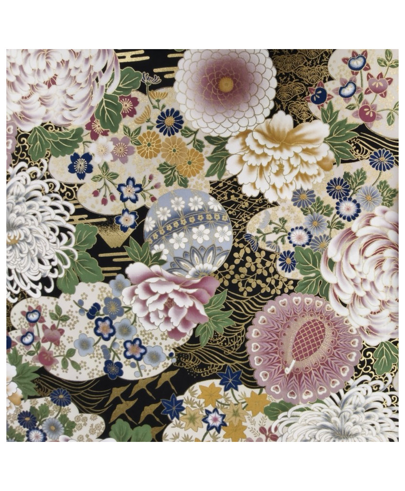 copy of Cretonne imprimée dorée Hoshi