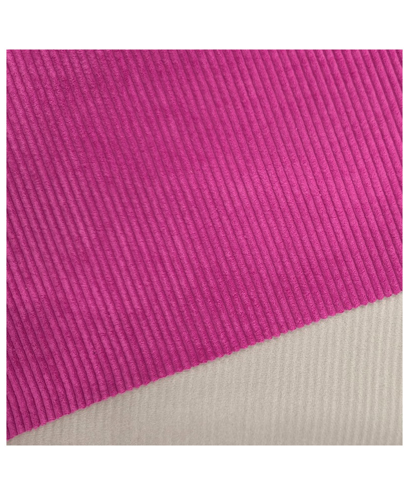 Corduroy upholstery fabric – Huggy Hibiscus