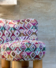 Tissu jacquard d’ameublement Kilim