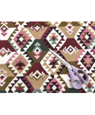 Tissu jacquard d’ameublement Kilim