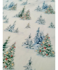 Cretonne Sapin des neige- 140 cm
