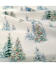 Cretonne Sapin des neige- 140 cm