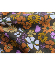 Demi-Natté Imprimé LYSMEE Vert / Orange