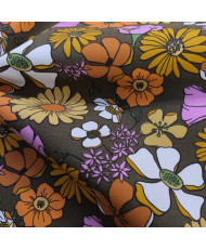 Demi-Natté Imprimé LYSMEE Vert / Orange