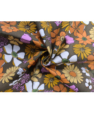 Demi-Natté Imprimé LYSMEE Vert / Orange