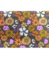 Demi-Natté Imprimé LYSMEE Vert / Orange