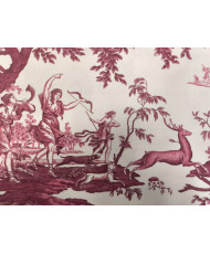 Tissu percale DIANE Rouge 280 cm