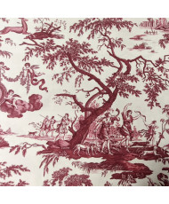 Tissu percale DIANE Rouge 280 cm