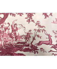 Tissu percale DIANE Rouge 280 cm