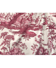 Tissu percale DIANE Rouge 280 cm