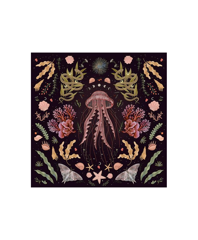 Carré velours imprimé - Médusa