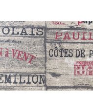 Toile palace enduite "Grand cru"