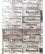 Toile palace enduite "Grand cru"