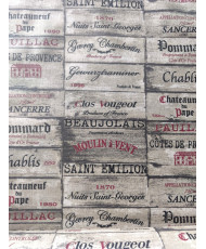 Toile palace enduite "Grand cru"