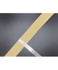 Sangle métallique dorée 30 mm