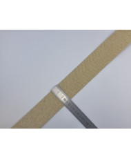 Sangle métallique dorée 30 mm