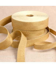 Sangle métallique dorée 30 mm