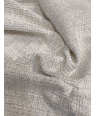 "Balmes" Chenille Velvet – White